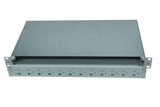 Foto: LWL Spleißbox leer für 24 ST oder FC Kupplungen, 1HE,RAL7035