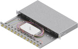 Foto: LWL Spleißbox, 24Fasern, LC,50/125µm OM2, 19", 1HE, Klasse B