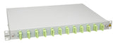 LWL Spleißbox, 24Fasern, SC 50/125µm OM5, 19", 1HE, Klasse C
