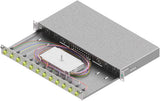 Foto: LWL Spleißbox, 24Fasern, LC,50/125µm OM5, 19", 1HE, Klasse B