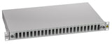 Foto: LWL Spleißbox leer für 24 SC-Duplex Kupplungen, 1HE, RAL7035