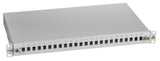 Foto: LWL Spleißbox leer für 24 LC-Duplex Kupplungen, 1HE, RAL7035