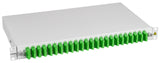 Foto: LWL Spleißbox, 48Fasern, SC/APC 9/125µm OS2,19",1HE,Klasse C