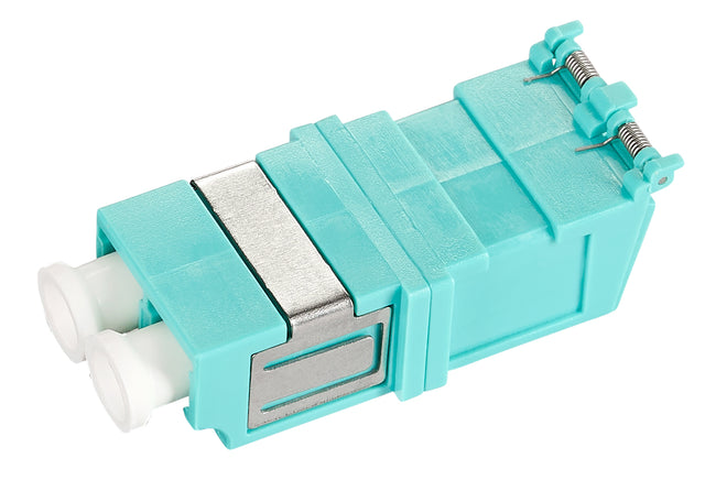 FTTH LWL Kupplung LC/UPC-Duplex, Kunstst, OM3, Keramik