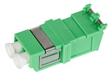FTTH LWL Kupplung LC/APC-Duplex, Kunstst, OS2, Keramik