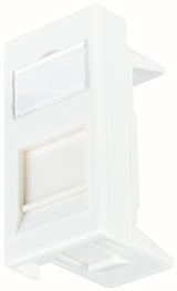 Einsatz 45x22,5 leer für 1 Modul (SFA)(SFB), gerade, RAL9010