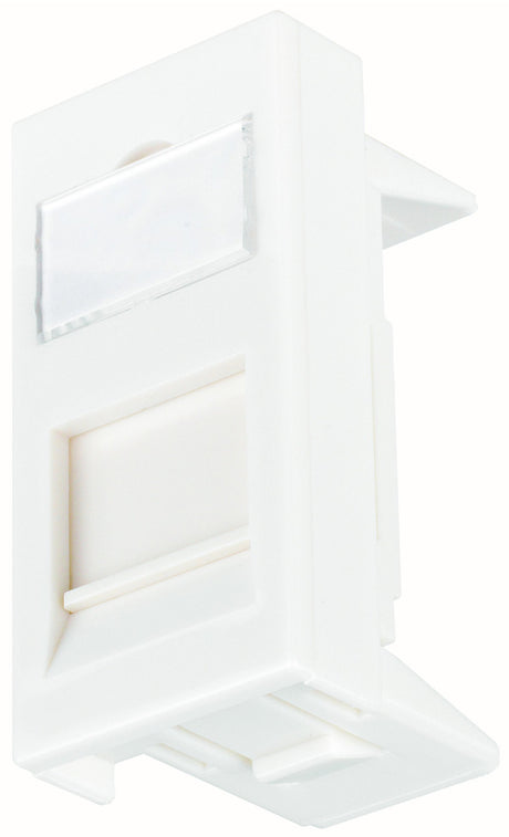 Einsatz 45x22,5 leer für 1 Modul (SFA)(SFB), gerade, RAL9010