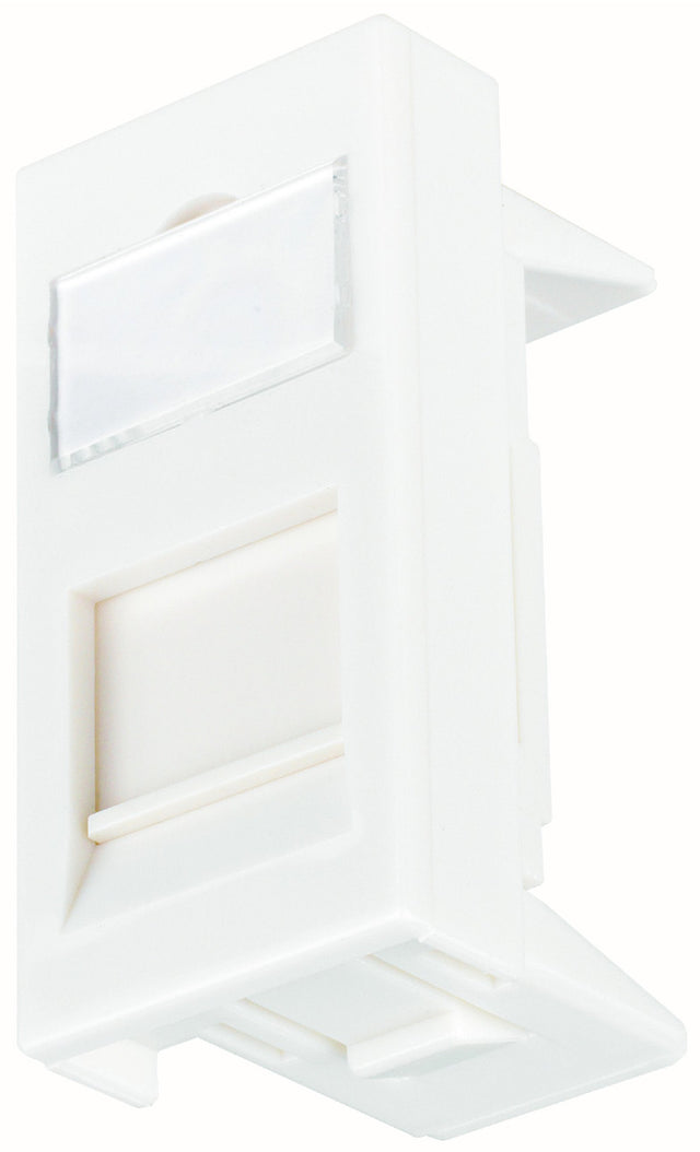 Einsatz 45x22,5 leer für 1 Modul (SFA)(SFB), gerade, RAL9010