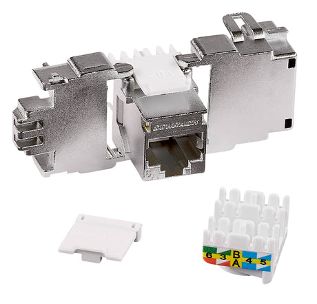 TOOLLESS LINE Buchse RJ45 geschirmt Cat.6a 10GB 4PPoE 100W