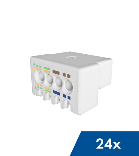 Wire Manager für S-JACK und PERFORMANCE LINE, weiß, 24 Stück
