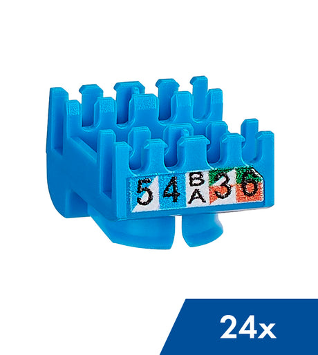 Wire Manager für HSEMRJ6GBA und HSEMRJ6GB2, blau, 24 Stück