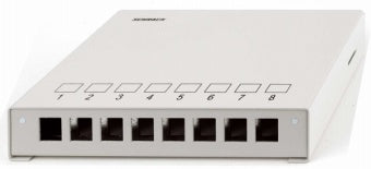 Patchpanel Aufputz-Gehäuse leer für 8 Module (SFA)(SFB)