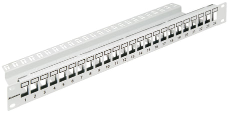 Patchpanel 19" leer für 24 Module (SFA)(SFB), 1HE, RAL7035