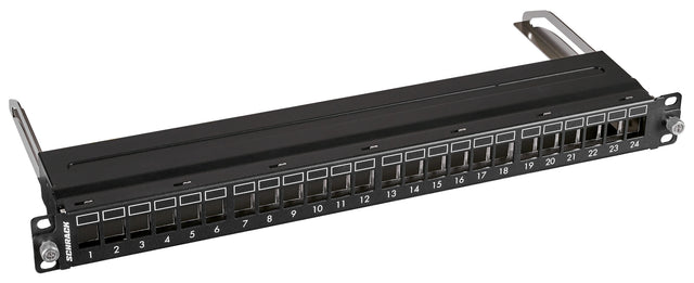 Patchpanel 19" leer ausziehbar für 24 Module (SFA)(SFB), 1HE
