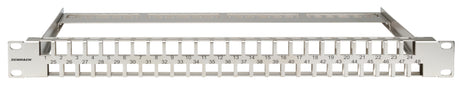 Patchpanel 19" leer für 48 Module (SFB), 1HE, Edelstahl
