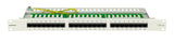 Foto: Patchpanel 19" 24xRJ45 ungeschirmt Cat.5e, 1HE, RAL7035