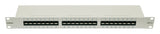 Foto: Patchpanel 19" 24xRJ45 ungeschirmt Cat.6, 1HE, RAL7035