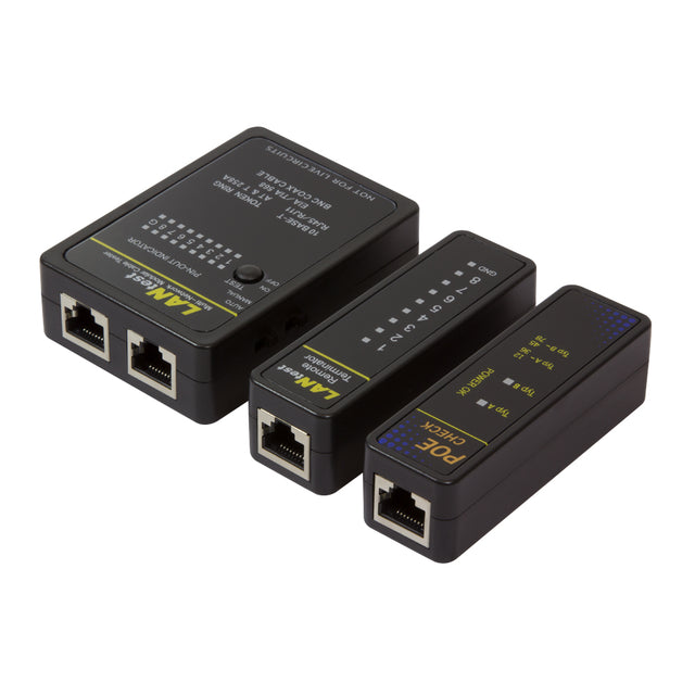Netzwerk Tester, Verdrahtungstester, BNC / RJ45 / RJ11