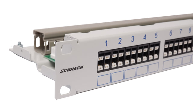 Foto: FLEX LINE Patchpanel Telefon 25xMMT-LSA, 19", 1HE, RAL7035