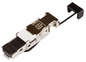 Feldkonfektionierbarer RJ45 Ind.-Stecker gesch.Cat.6,Gerade