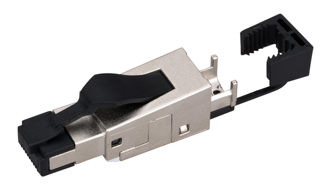 Feldkonfektionierbarer RJ45 Ind.-Stecker gesch.Cat.6a,Gerade