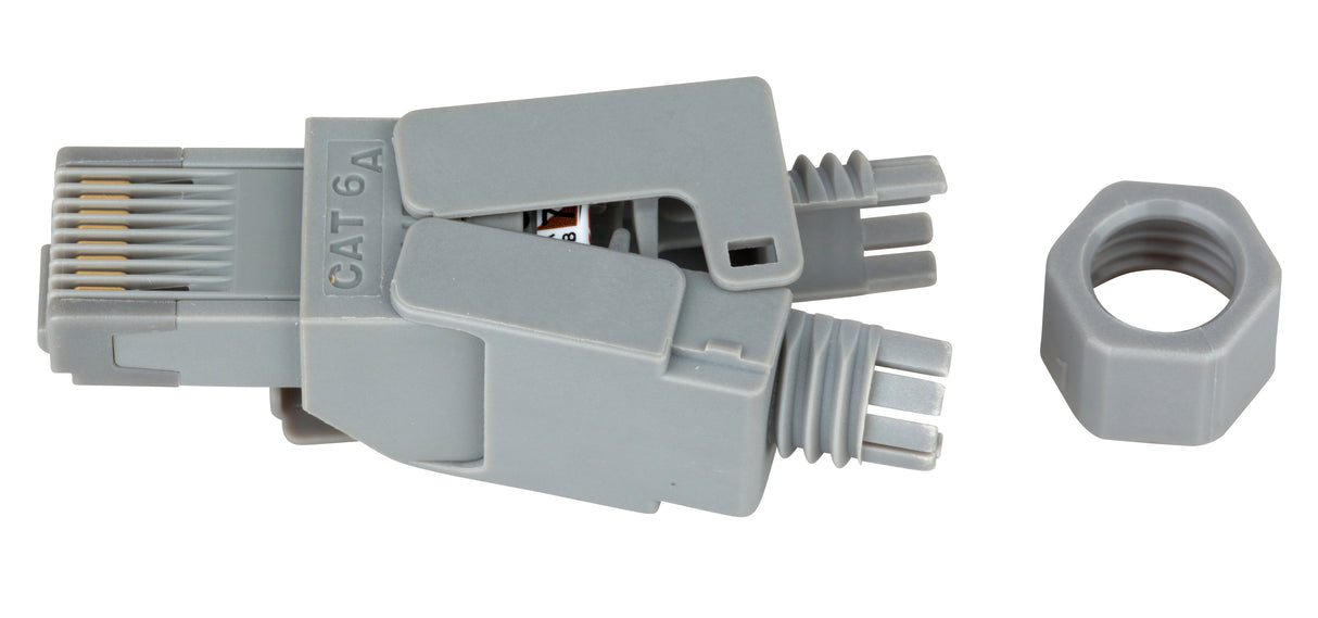 Feldkonfektionierbarer RJ45 Stecker ungeschirmt Cat.6a