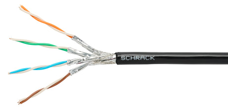 S/FTP Kabel Cat.7, 4x2xAWG23/1, 1000MHz, PE OUTDOOR, 30%
