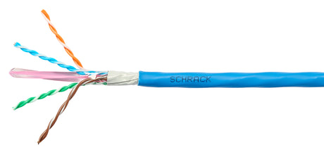 U/UTP Kabel Cat.6a, 4x2xAWG23/1, 500MHz, LS0H, Eca, blau