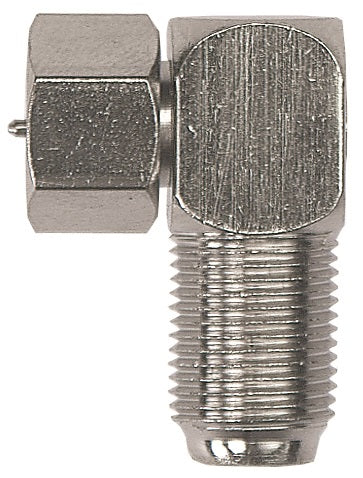 SAT Koax Adapter F-Buchse auf F-Stecker, gewinkelt, CFA 6-02
