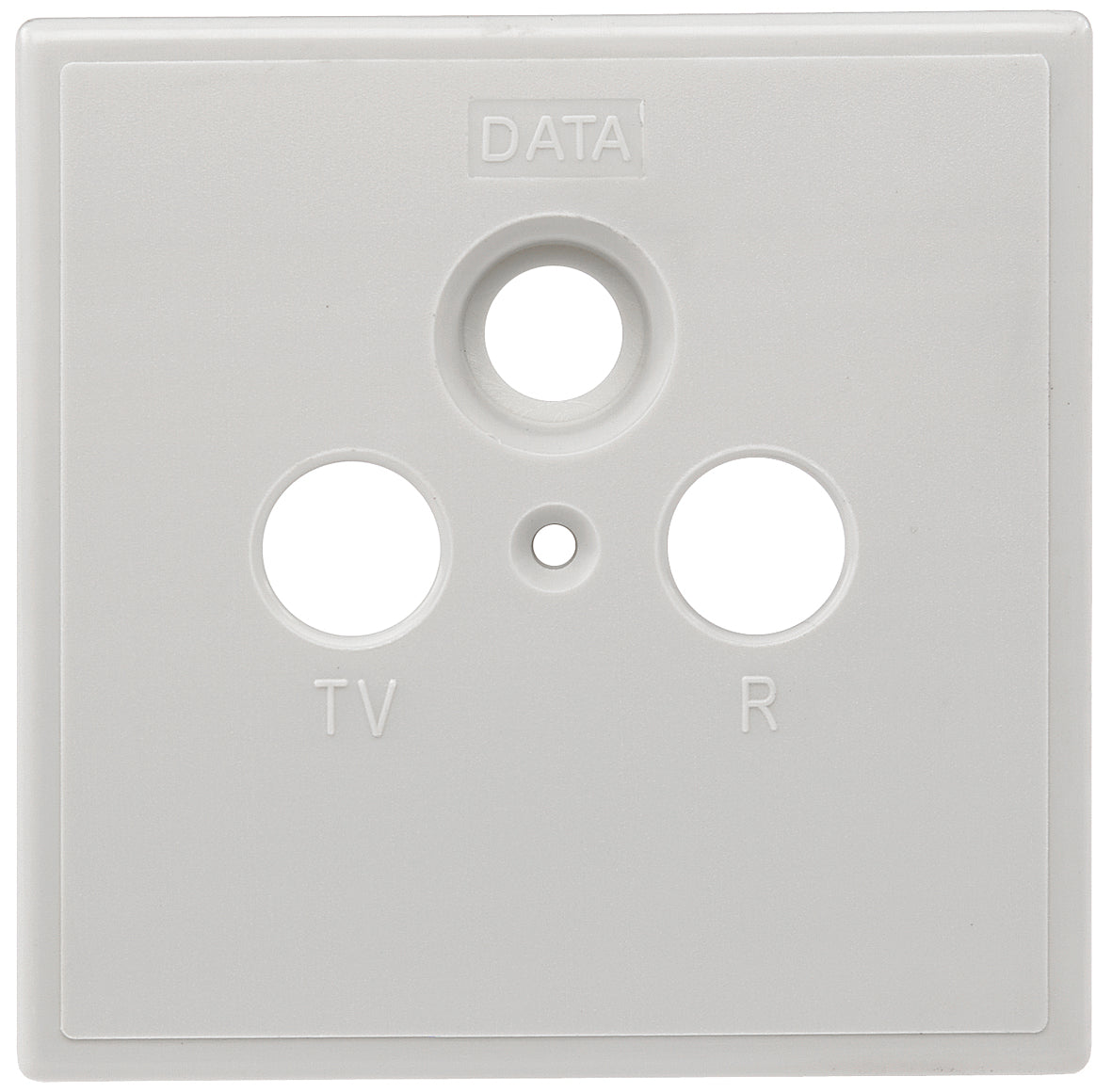 SAT Abdeckung 3-Loch für HSATD3DA, 80x80mm, RAL9010 SZU 2-01