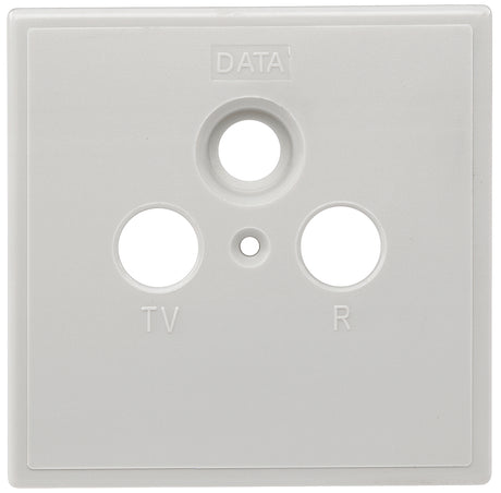 Foto: SAT Abdeckung 3-Loch für HSATD3DA, 80x80mm, RAL9010 SZU 2-01