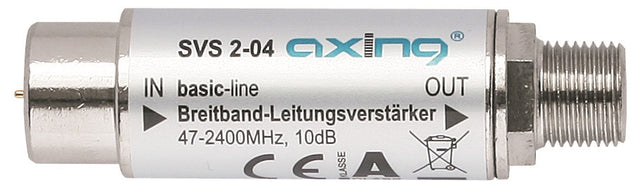 SAT Inline Verstärker 10dB, 47 - 2.200MHz, SVS 2-04