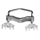 SAT Mast-Kabelführung für 4 Kabel, Mast-DM: 38-60mm, Stahl