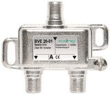 Foto: BK Verteiler F-Buchse-2xF-Bu,Multimedia,5-1.006MHz,BVE 20-01