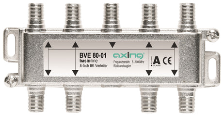 Foto: BK Verteiler F-Buchse-8xF-Bu,Multimedia,5-1.006MHz,BVE 80-01