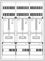 Foto: Zählerverteiler 3xZF, H=1100 B=800 T=210mm