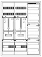 Foto: Zählerverteiler 2xZF, H=1100 B=800 T=210mm, 1xVF