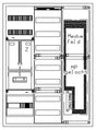 Foto: Zählerverteiler 1xZF, H=1100 B=800 T=210mm, 1xVF, MF