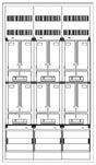 Foto: Zählerverteiler 6xZF, H=1400 B=800 T=210mm