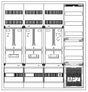 Foto: Zählerverteiler 2xZF, H=1100 B=1050 T=210mm, 1xTSG, VF, APZ
