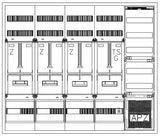 Foto: Zählerverteiler 3xZF, H=1100 B=1300 T=210mm, 1xTSG, VF, APZ