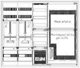 Foto: Zählerverteiler 2xZF, H=1100 B=1300 T=210mm, 1xVF, APZ, 2xMF