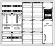 Foto: Zählerverteiler 1xZF, H1100 B1300 T210mm, 1xTSG,MF,APZ, 2xVF