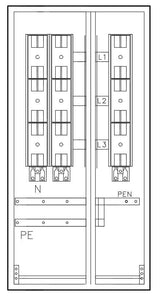 Foto: Mehrfach Hausanschlussk. STW MÜ, 2HA-1EW, 1200x600x350mm