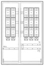 Foto: Mehrfach Hausanschlussk. STW MÜ, 2EW-3HA, 1200x800x350mm