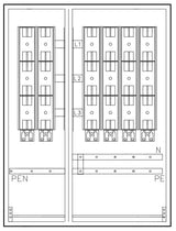 Foto: Mehrfach Hausanschlussk. STW MÜ, 2EW-4HA, 1200x900x350mm