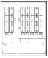 Foto: Mehrfach Hausanschlussk. STW MÜ, 2EW-5HA, 1200x1000x350mm