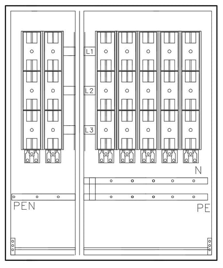 Foto: Mehrfach Hausanschlussk. STW MÜ, 2EW-5HA, 1200x1000x350mm