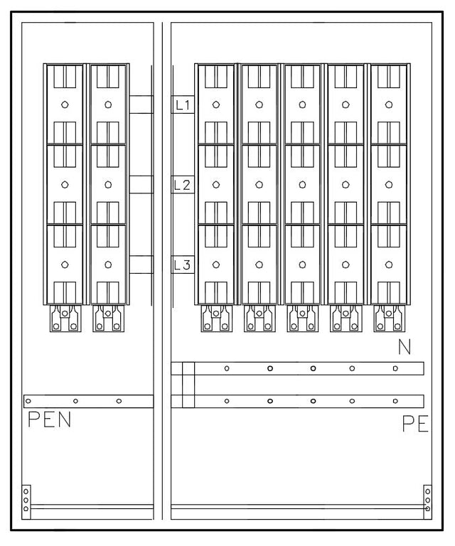 Foto: Mehrfach Hausanschlussk. STW MÜ, 2EW-5HA, 1200x1000x350mm