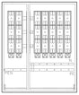 Foto: Mehrfach Hausanschlussk. STW MÜ, 2EW-5HA, 1200x1000x350mm
